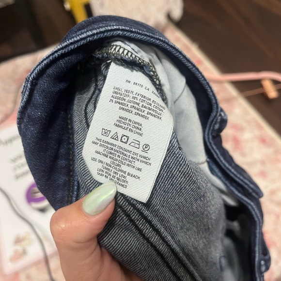 PILCRO by Anthropologie Stet shorts in dark wash - Picture 5 of 6